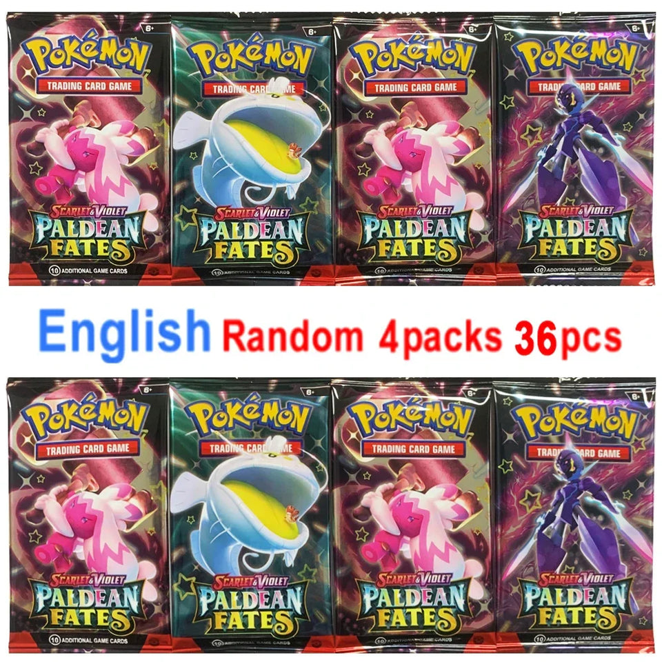 4 Pack Pokemon Cards 151 Team up Sun & Moon Thunder English Trading Card Game Evolutions Booster Collectible Kids Toys Gifts