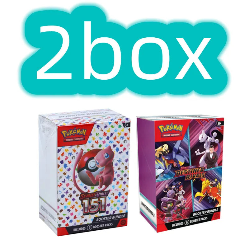 Pokemon Card v10 Booster bundle Destined Rivals Prismatic Evolutions Scarlet Violet 151 English Booster Transaction Cards Gifts