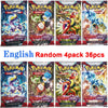 4 Pack Pokemon Cards 151 Team up Sun & Moon Thunder English Trading Card Game Evolutions Booster Collectible Kids Toys Gifts