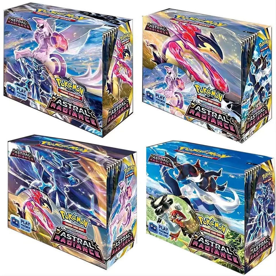 324/360 Pcs/Set Pokemon Card SCARLET&VIOLE 151 Astral radiance Evolutions Ultra Prism English Booster Battle Transaction Card
