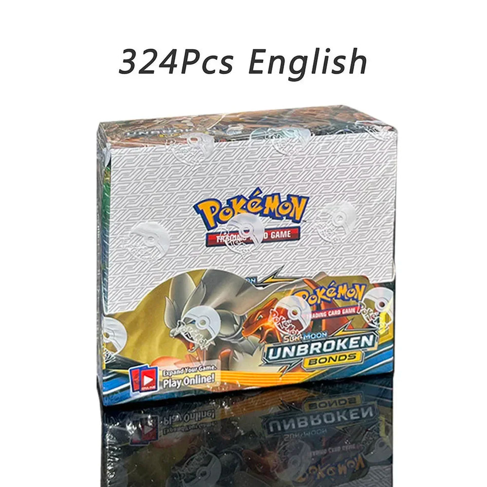 New 324/360Pcs Pokemon Cards Sun & Moon Evolutions 151 Pokemon Booster Box Collectible Tradeiner Card Game Toy For Children Gift