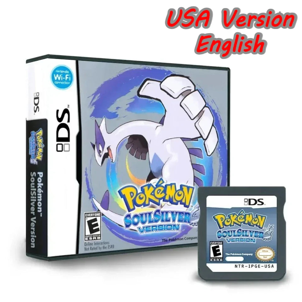 Pokemon Game Card Pocket Monster Single Card Box Game Game Cartridge Card Video Game for DS NDS 3DS 3DS NDSLHandheld Player