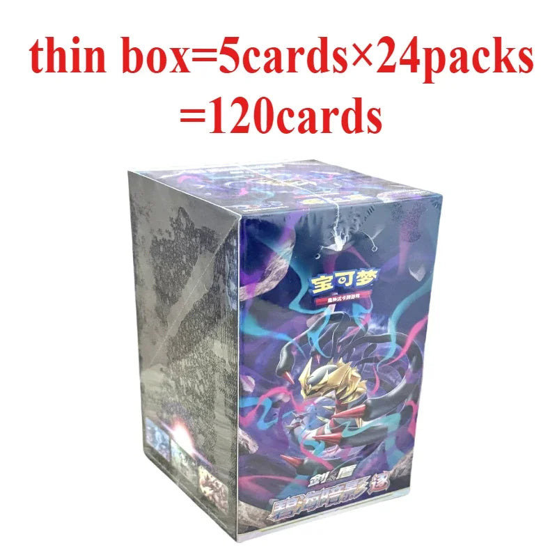100%Original Pokemon 8.0 PTCG Simplified Chinese Trading Card Zhu Xiao Booster Pack Anime Lugia Fat Thin Collectible Cards Gifts