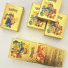27-110Pcs Pokemon Gold Foil Card VMAX GX Cards English French Spanish German Pikachu Charizard Arceus Colour Pokémon Cards Gift