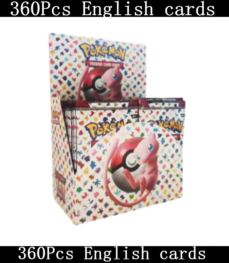 360 Pcs/Set Spanish English French Pokemon Card Brilliant Stars 151 Prismatic Evolutions PALDEAN FATES  Booster Battle Card