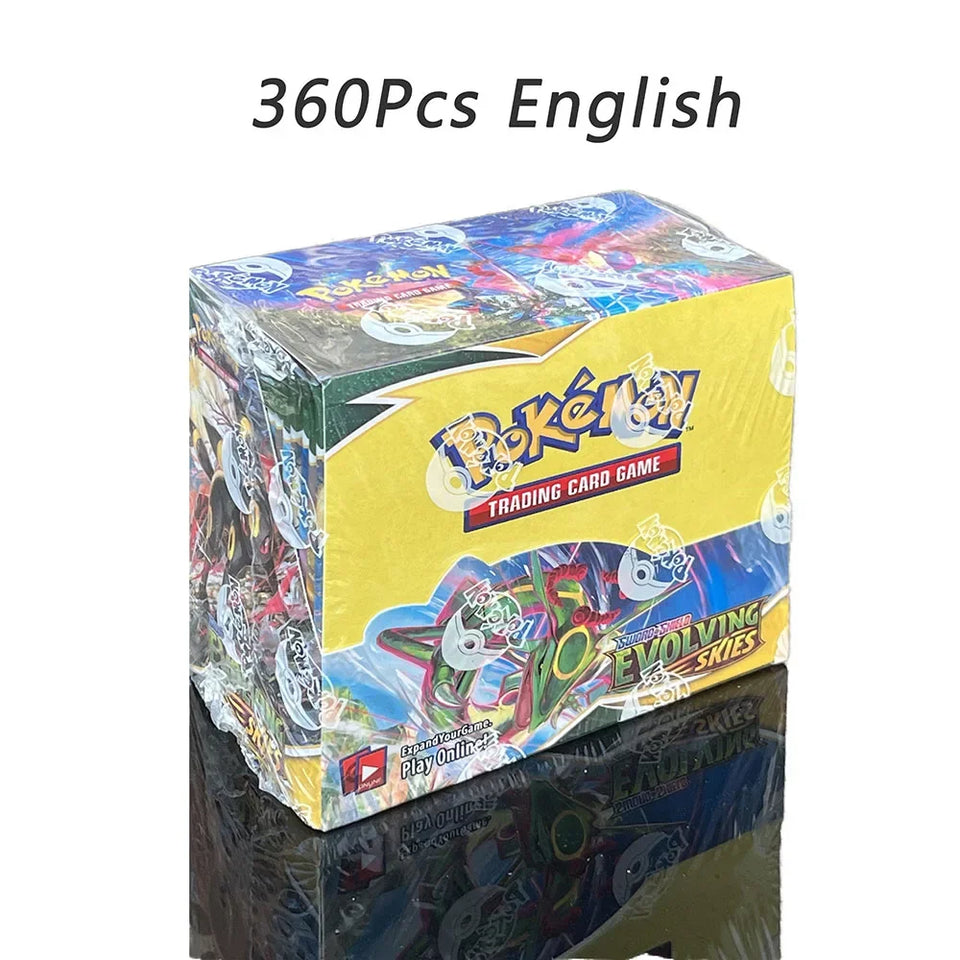 English Pokemon TCG: Scarlet Violet Brilliant Stars Evolutions Booster Box Pokemon Card 36 Packs 324/360 Pieces Collection Card