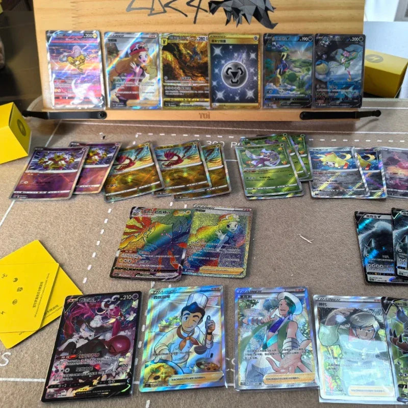 100% Original Genuine Pokemon Third Wave Radiant Energy Chinese 8.5 Collection Card Book Gift Box Steel Grass Lightning Types