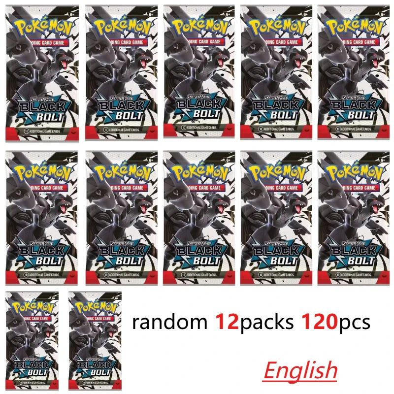 360Pcs Pokemon Card TCG Scarlet&Violet Prismatic Evolutions 151 Prism 36 Pack Pokemon Booster Box Collectible Tradiner Card