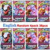 4 Pack Pokemon Cards 151 Team up Sun & Moon Thunder English Trading Card Game Evolutions Booster Collectible Kids Toys Gifts