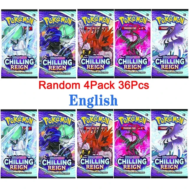 4 Pack Pokemon Cards 151 Team up Sun & Moon Thunder English Trading Card Game Evolutions Booster Collectible Kids Toys Gifts