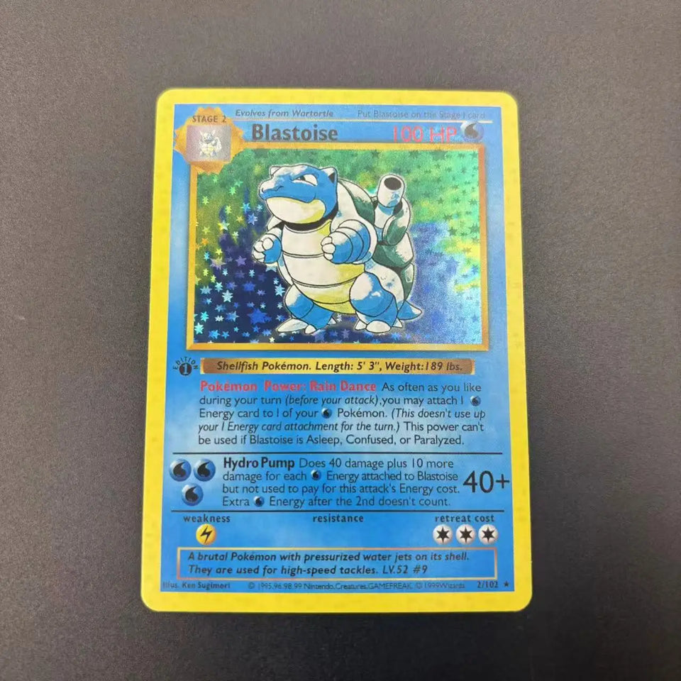 DIY PTCG Collection Cards 1999 1ST EDITION CHARIZARD VENUSAUR Self Made Single Card Classic Game Anime Cards Gift Toy