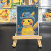 Van Gogh Museum Pokemon Cards PTCG Anime Pikachu Mew Charizard Eevee RARE Self Made Single Cards Classic Game Anime Cards Gift