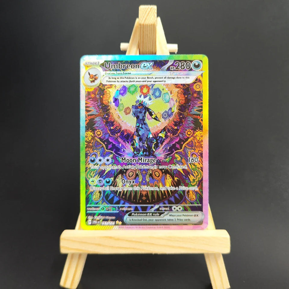 POKEMON English Collection Card S6A SV11W SV11B Umbreon Victini Zekrom Gengar RARE Single Card Classic Game Anime Cards Gift Toy