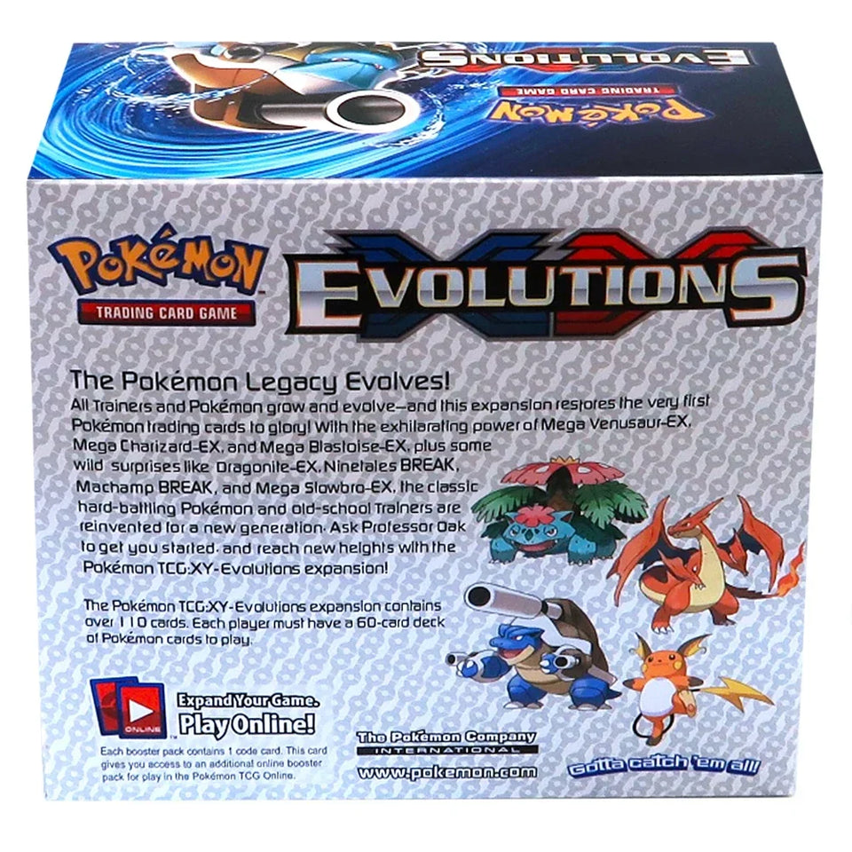 324Pcs Pokemon Cards TCG: Sun & Moon XY Evolutions Booster Box  Collectible Trading Pokemon Cards Game Board Game