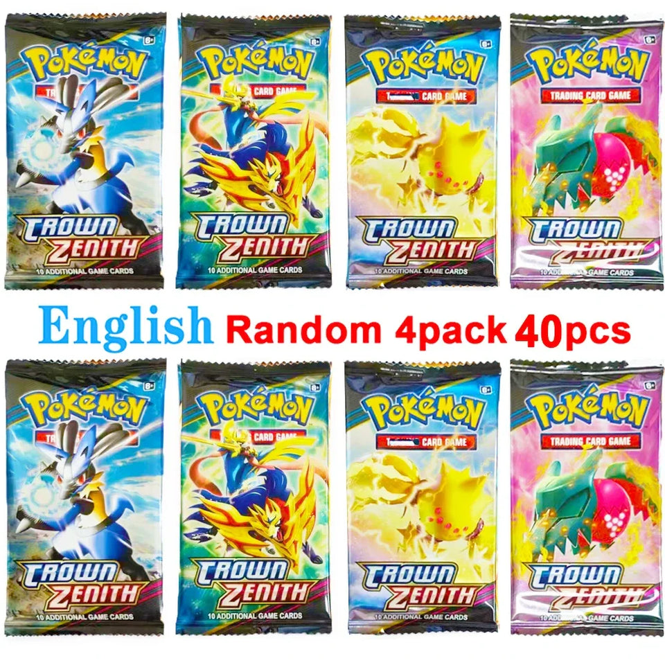4 Pack Pokemon Cards 151 Team up Sun & Moon Thunder English Trading Card Game Evolutions Booster Collectible Kids Toys Gifts