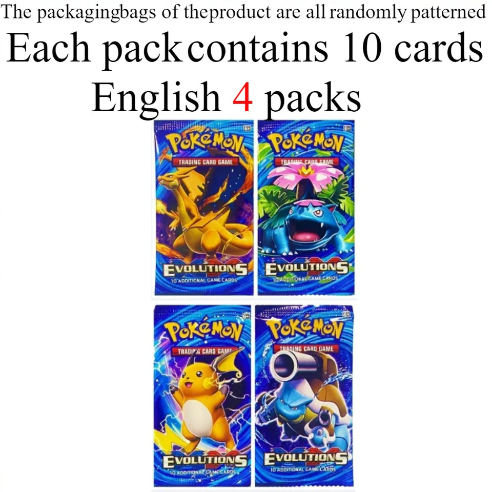 40/360Pcs Box Pokemon Card Scarlet & Violet Prismatic Evolutions English Booster Battle Carte Trading Collection Cards game card