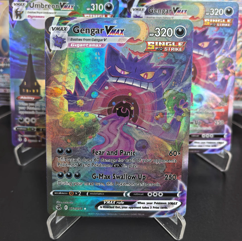 POKEMON English Collection Card S6A SV11W SV11B Umbreon Victini Zekrom Gengar RARE Single Card Classic Game Anime Cards Gift Toy