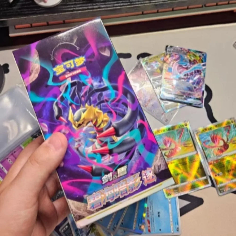 100%Original Pokemon 8.0 PTCG Simplified Chinese Trading Card Zhu Xiao Booster Pack Anime Lugia Fat Thin Collectible Cards Gifts