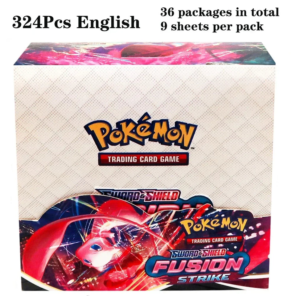 324Pcs Pokemon Cards TCG: Sun & Moon XY Evolutions Booster Box  Collectible Trading Pokemon Cards Game Board Game