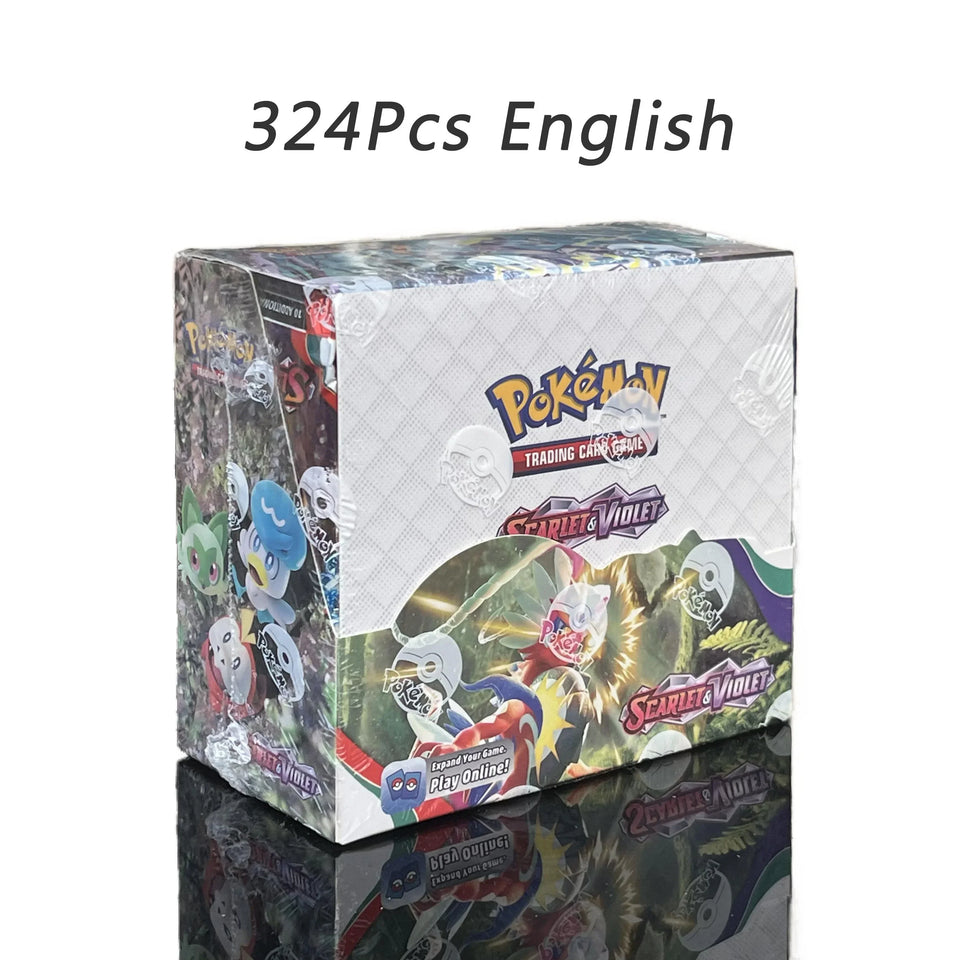 English Version Pokémon Card TCG: Evolutions Team up Scarlet & Violet Obsidian Flames Booster Box Pokemon Cards 36 Pack Box Gift