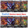 4 Pack Pokemon Cards 151 Team up Sun & Moon Thunder English Trading Card Game Evolutions Booster Collectible Kids Toys Gifts