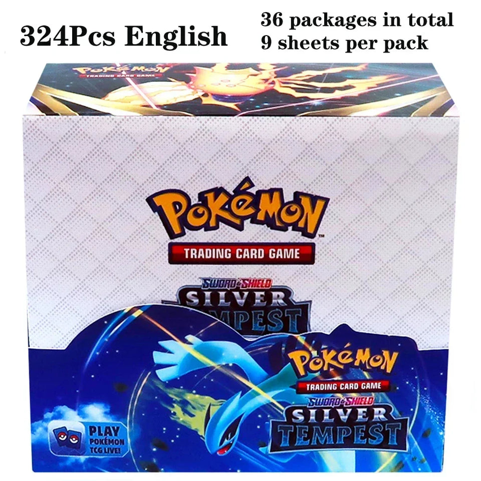 324Pcs/box Pokemon TCG: Shining Fates Booster Box Collectible Trading Pokemon Card Game Child Gift Board game Surging Prismatic