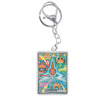 Keychain Card For Pokemon Mega Charizard Meowth Dawn M2 Phantasmal Flames Anime Game Self Made Acrylic Gift Pendant Decoration