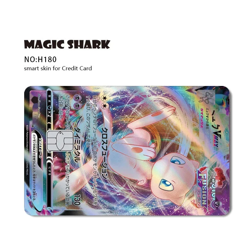 Charizard Gyarados Venusaur Blastoise Mewtwo Squirtle Snorlax Holographic Laser Credit Debit Card Film Skin Sticker