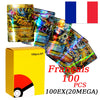 French Version Pokemon Cards VMAX V EX GX MEGA Carte Collection Battle Trainer Children's Christmas Toys Gift