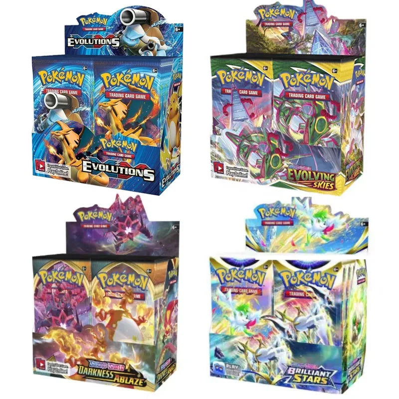 324/360Pcs English version Pokémon TCG: Scarlet & Violet 151 classics Expansion Booster Box Pokemon trade card 36 Pack Box Gift