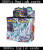 360 Pcs/Set Spanish English French Pokemon Card Brilliant Stars 151 Prismatic Evolutions PALDEAN FATES  Booster Battle Card