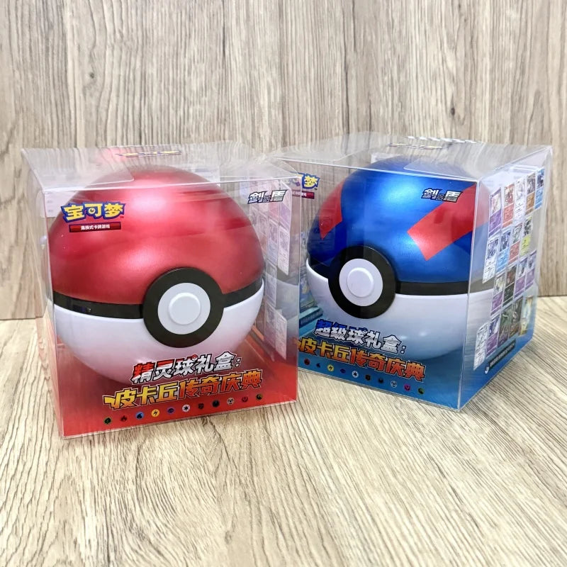 100% Original Pokemon Ball Master Balls Premium Ball Gift Box Pokém0n Cards Ptcg Simplified Chinese Original Pack Children Gifts