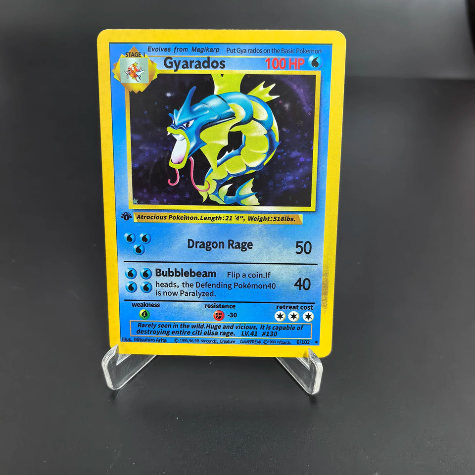 1996 First Generation Pokemon Trading Cards Rare Edition with Charizard  Mewtwo Venusaur Blastoise Classic Game Anime Gift Toys