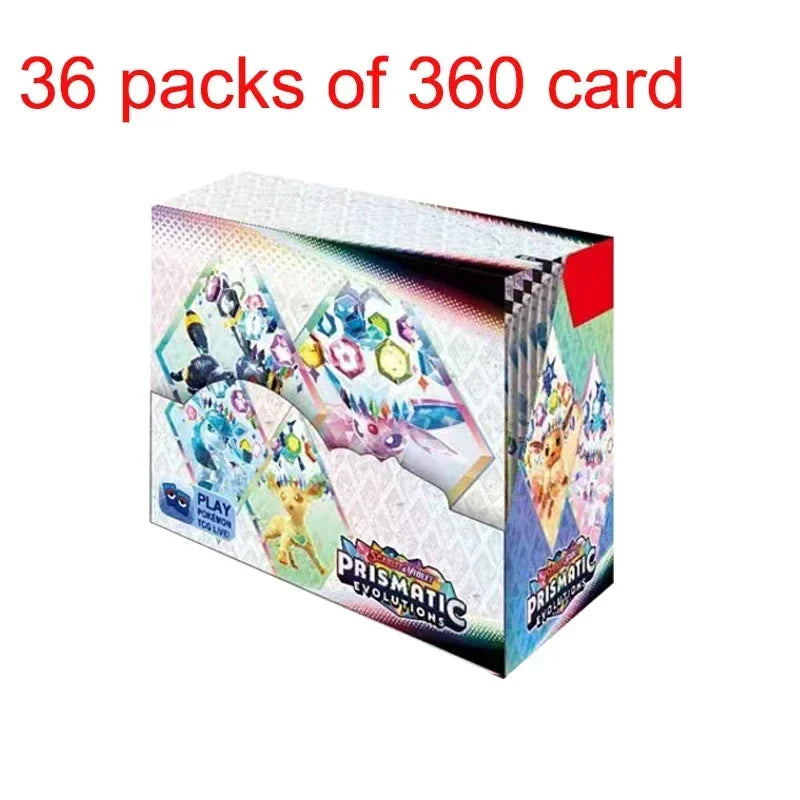 360Pcs Pokemon Card Destined Rivals Prismatic Evolutions Scarlet Violet 151 PALDEAN English Booster Battle Transaction Card