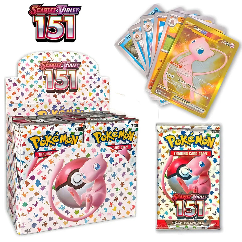 New 324/360Pcs Pokemon Cards Sun & Moon Evolutions 151 Pokemon Booster Box Collectible Tradeiner Card Game Toy For Children Gift