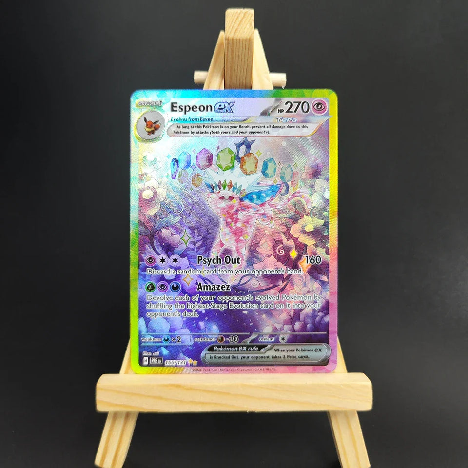 POKEMON English Collection Card S6A SV11W SV11B Umbreon Victini Zekrom Gengar RARE Single Card Classic Game Anime Cards Gift Toy