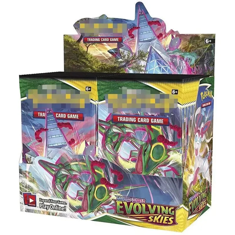 324/360 Pcs/Set Pokemon Card Paldaevolved 151 Prismatic Evolutions PALDEAN FATES English Booster Battle Transaction Card.