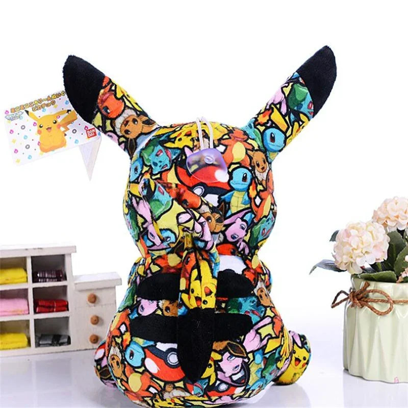 **Hot Sale 4Styles New Pokemon Plush Toy Bulbasaur Charmander Squirtle Pikachu Cute Cartoon Anime Figure Stuffed Doll Kids Gifts