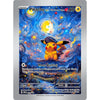 DIY Pokemon Netherlands Van Gogh Museum Pikachu Charizard Self Made Collection Cards Game Anime Japanese Letters Cards Gift Toy