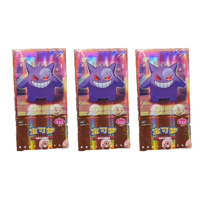 100% Original Pkm TCG Scarlet & Violet Gem Pack VOL.3 Card Game Simplified Chinese Gengar Exclusive Trading Cards Official Gifts