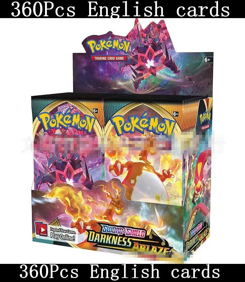 360 Pcs/Set Spanish English French Pokemon Card Brilliant Stars 151 Prismatic Evolutions PALDEAN FATES  Booster Battle Card