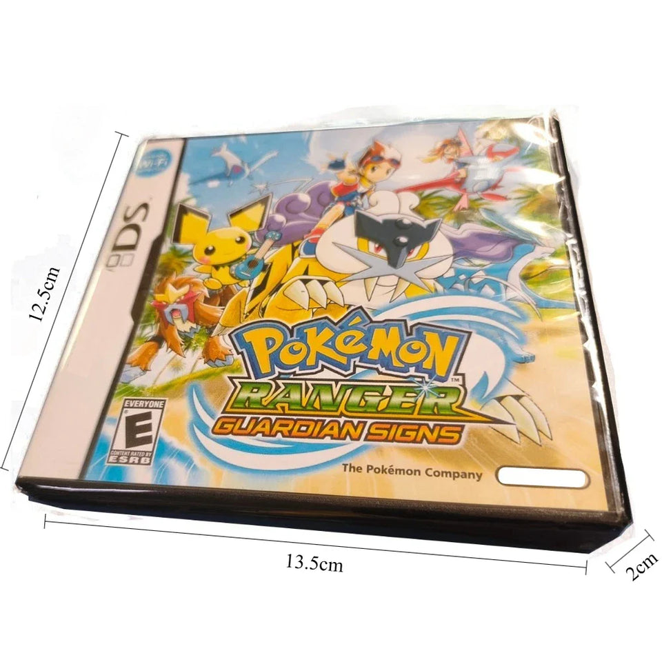 Pokemon Game Card Pocket Monster Single Card Box Game Game Cartridge Card Video Game for DS NDS 3DS 3DS NDSLHandheld Player