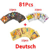 30-165pcs Gold Pokemon Colorful Card Set Black Vmax Vstar Sliver GX Box Pikachu Carta Charizard German French Spanish Game Cards