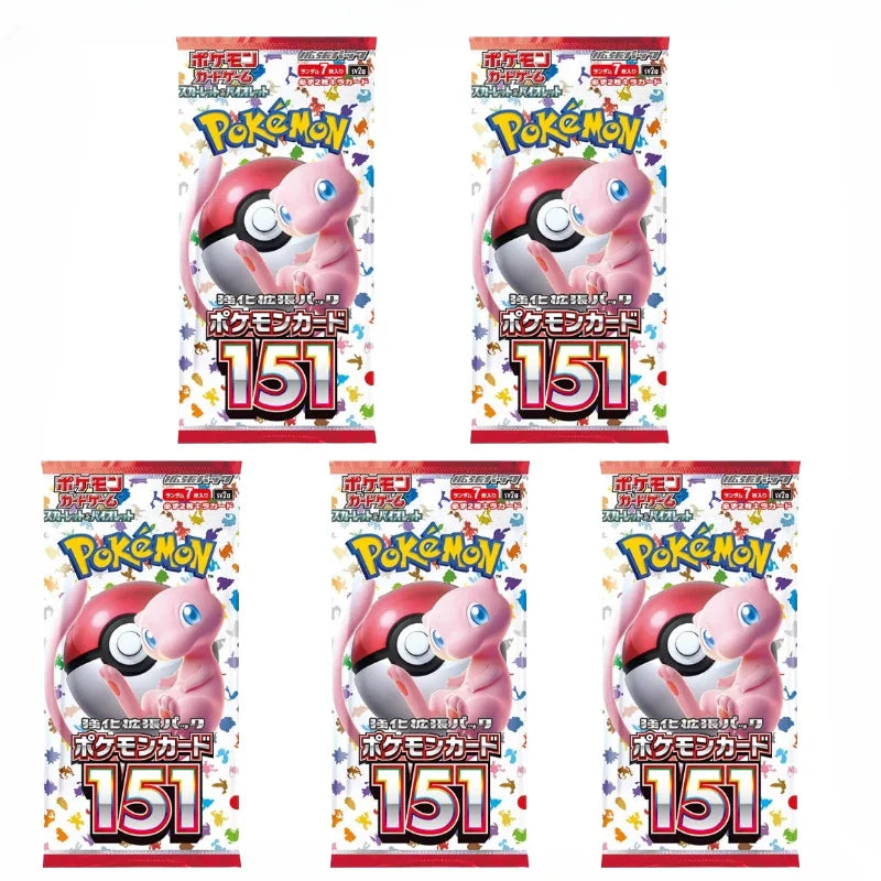 100%Original Pokemon SV2A Booster Pack Trading Anime Card PTCG Japanese Version Collection Cards Single Pack Toy Birthday Gifts