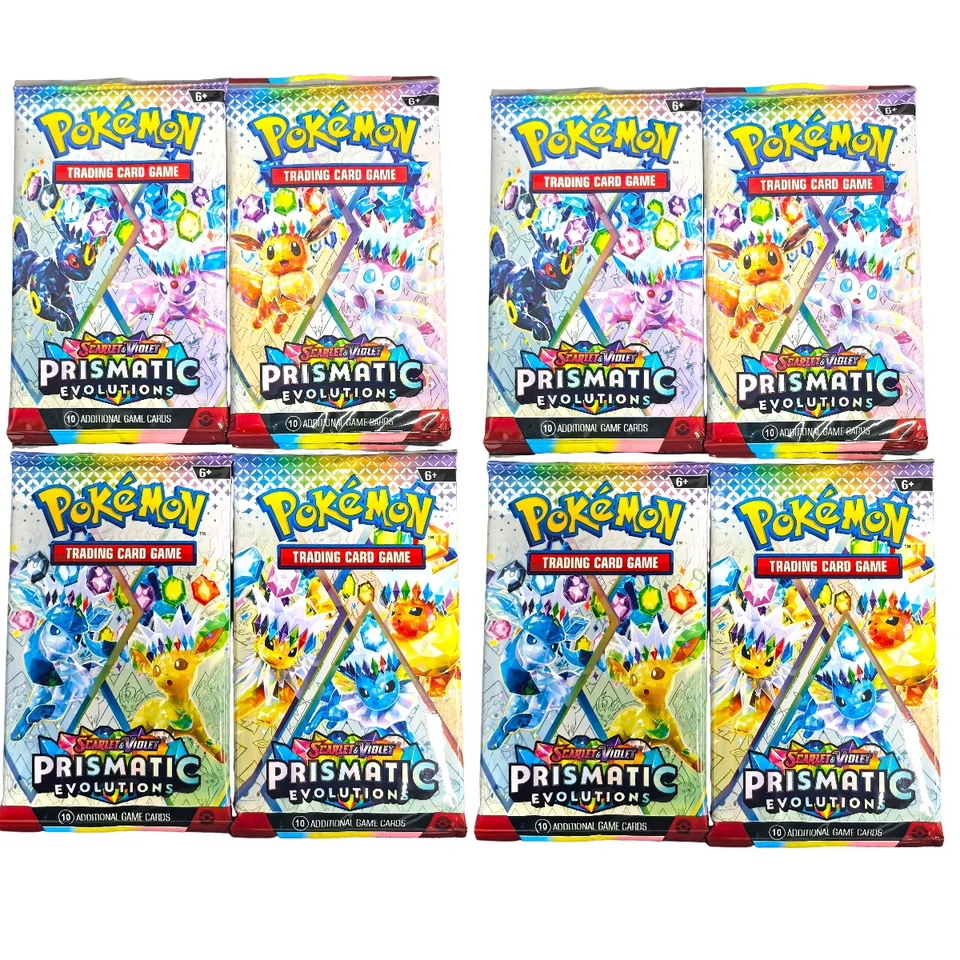 360Pcs/1Box SV8 Pokemon SCARLET VIOLET PRISMATIC EVOLUTIONS ELITE TRAINER English Booster Battle Transaction Collection Card Toy