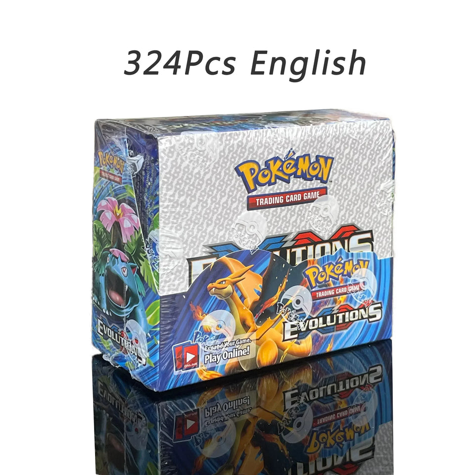 324/360Pcs English version Pokémon TCG: Scarlet & Violet 151 classics Expansion Booster Box Pokemon trade card 36 Pack Box Gift
