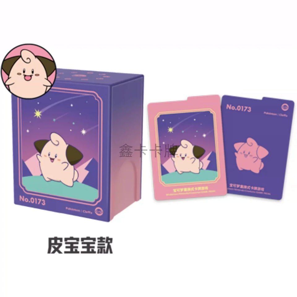 100%Original Pokemon PTCG Scarlet&Violet Metal Card Storage Box Collected 151 Trading Simplified Chinese Collectible Toy Gifts