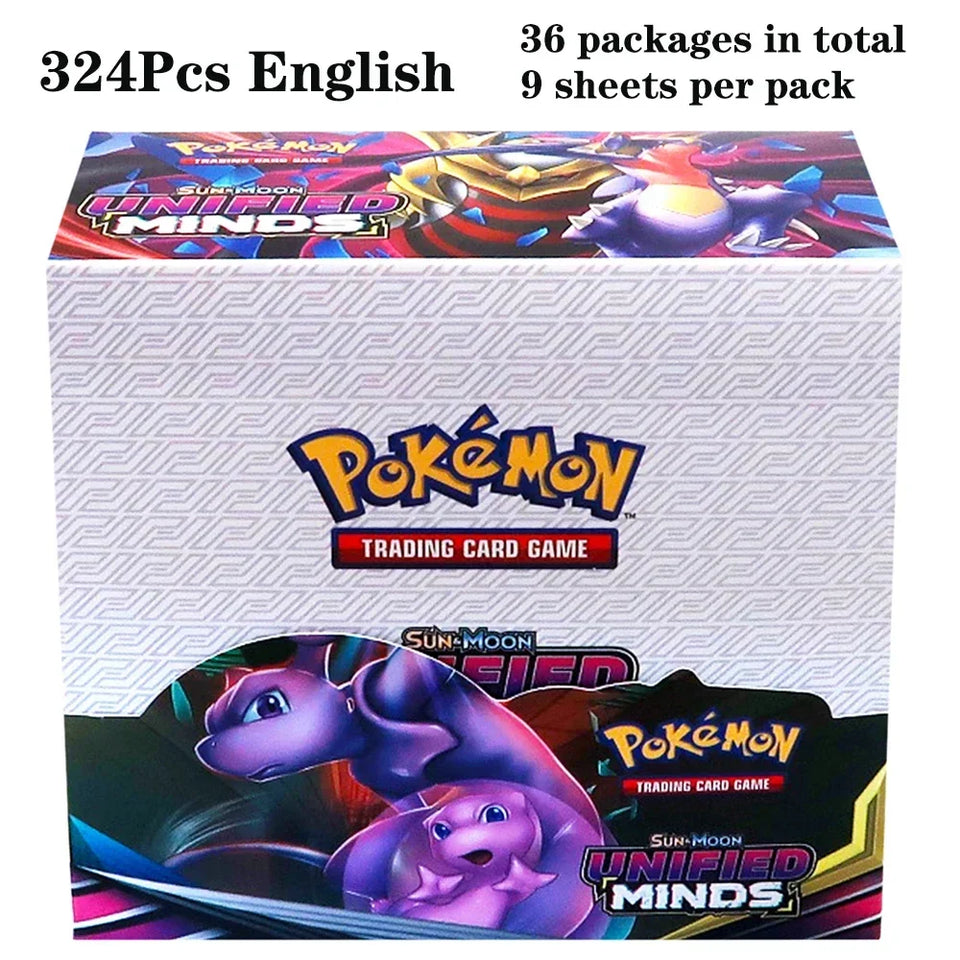 324Pcs Pokemon Cards TCG: Sun & Moon XY Evolutions Booster Box  Collectible Trading Pokemon Cards Game Board Game