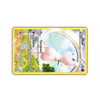 2PCS PTCG Credit Card Stickers Anti-degaussing Pocket Monsters Mew Series VISA Card for Bus Bank Debit Card Anime Boy Toys 14+y