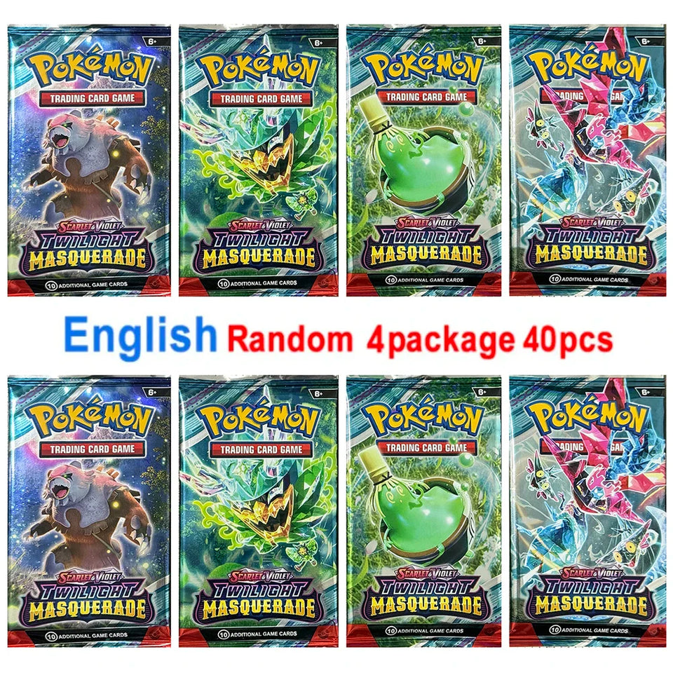 4 Pack Pokemon Cards 151 Team up Sun & Moon Thunder English Trading Card Game Evolutions Booster Collectible Kids Toys Gifts